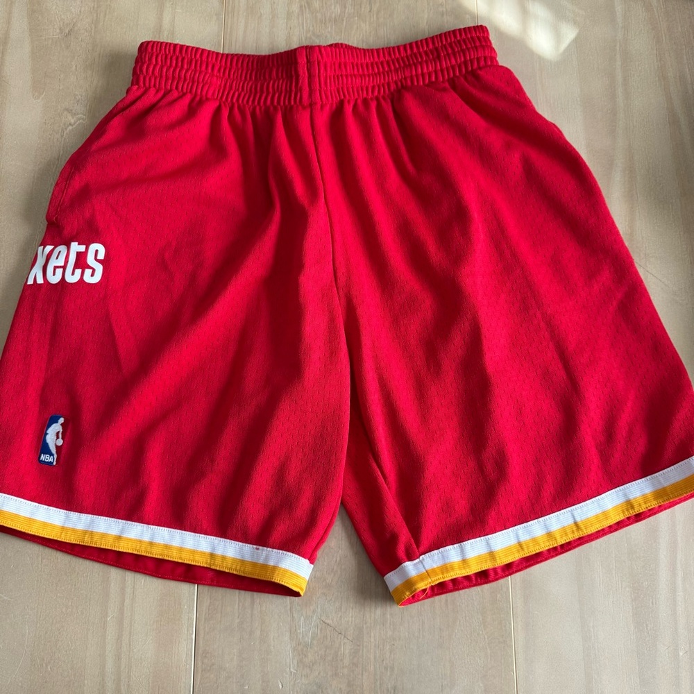 Men's Red Houston Rockets 1993/94 Hardwood
Classics Swingman Basketball Shorts